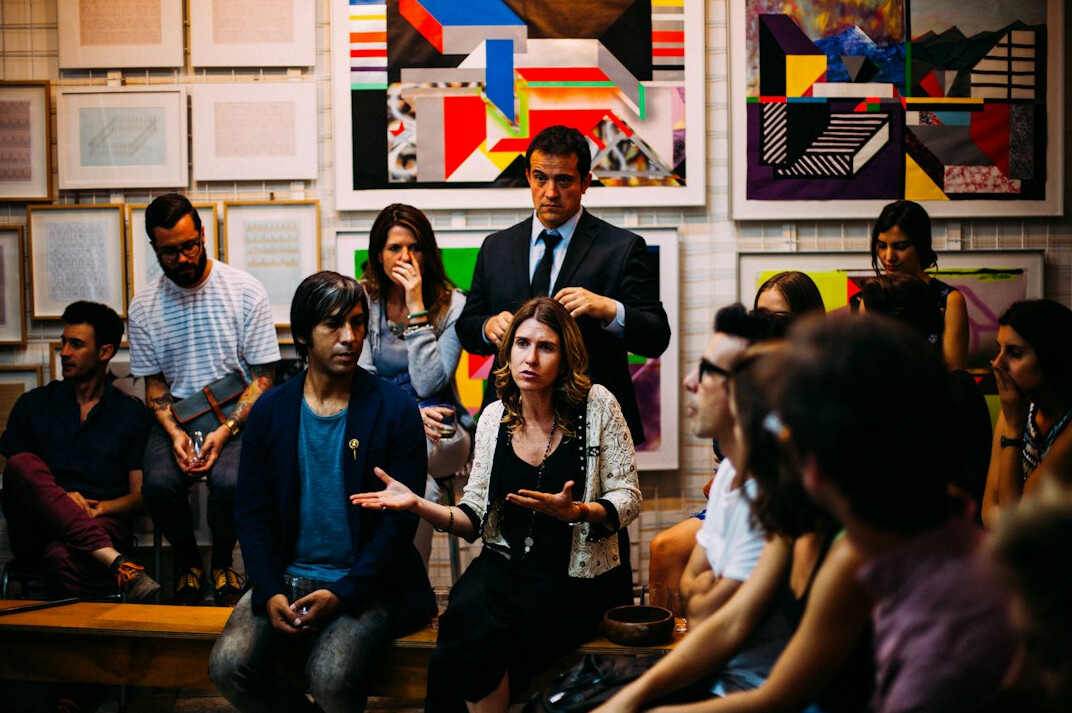 diverse group workshop